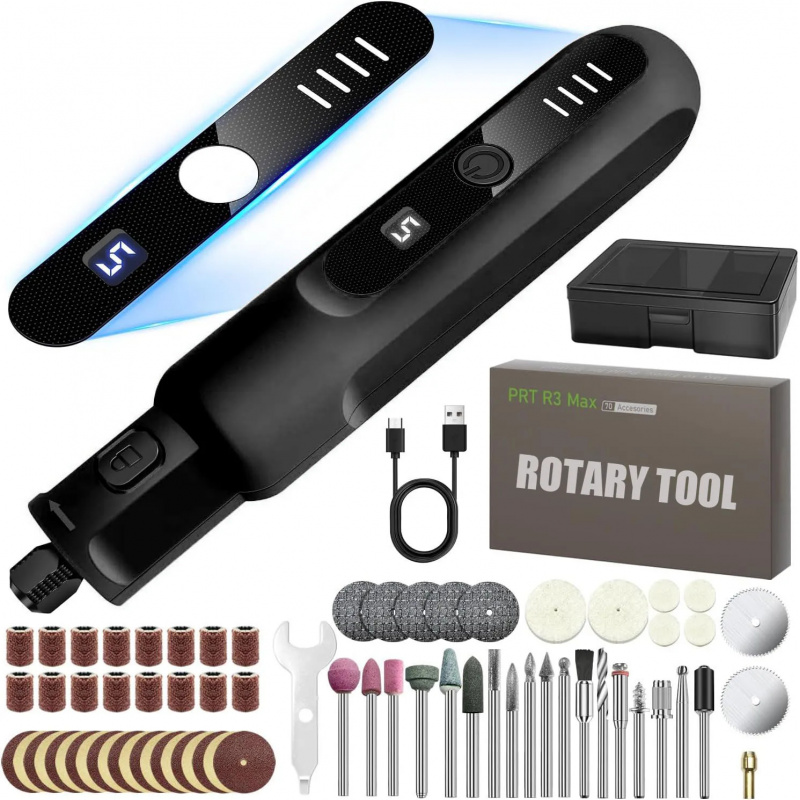 ชุดเครื่องมือโรตารี่ไร้สาย 3.7 - Cordless Rotary Tool Kit Accessories บทวิจารณ์และราคา