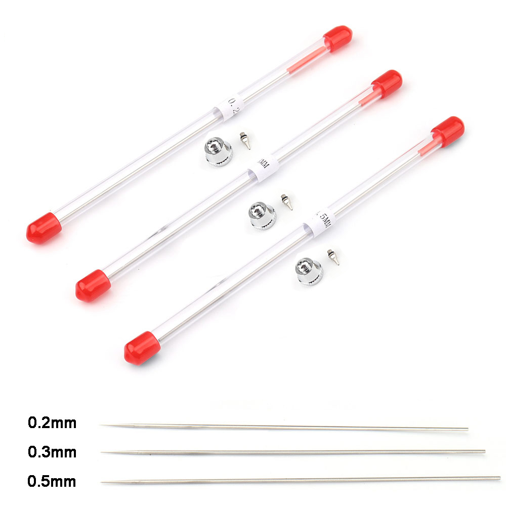 0.2/0.3/0.5MM Airbrush หัวฉีดเ - Airbrush Kit With Mini Compressor บทวิจารณ์และราคา