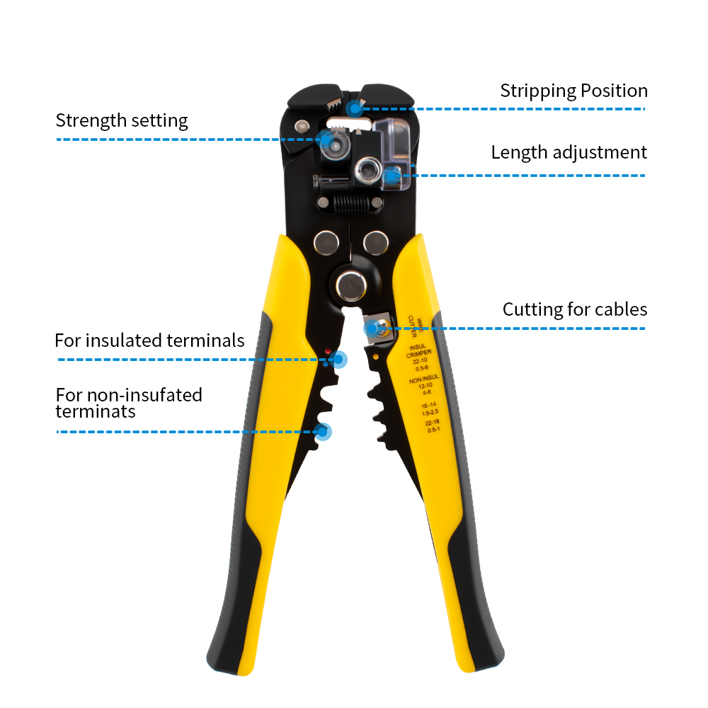 เครื่องมือช่างอเนกประสงค์ คีมต - Automatic Wire Stripper Cutter บทวิจารณ์และราคา