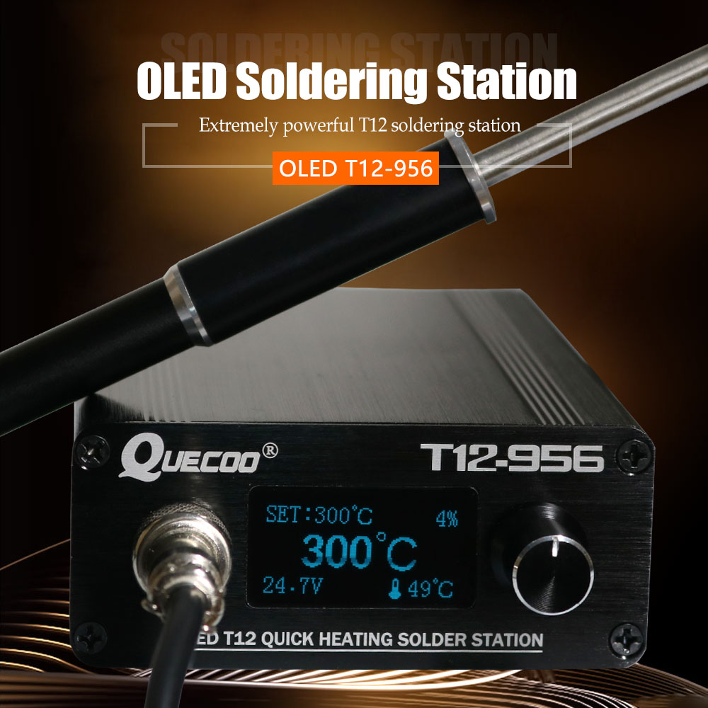QUECOO T12-956 การประสาน สถานี - Digital Soldering Station T12 บทวิจารณ์และราคา