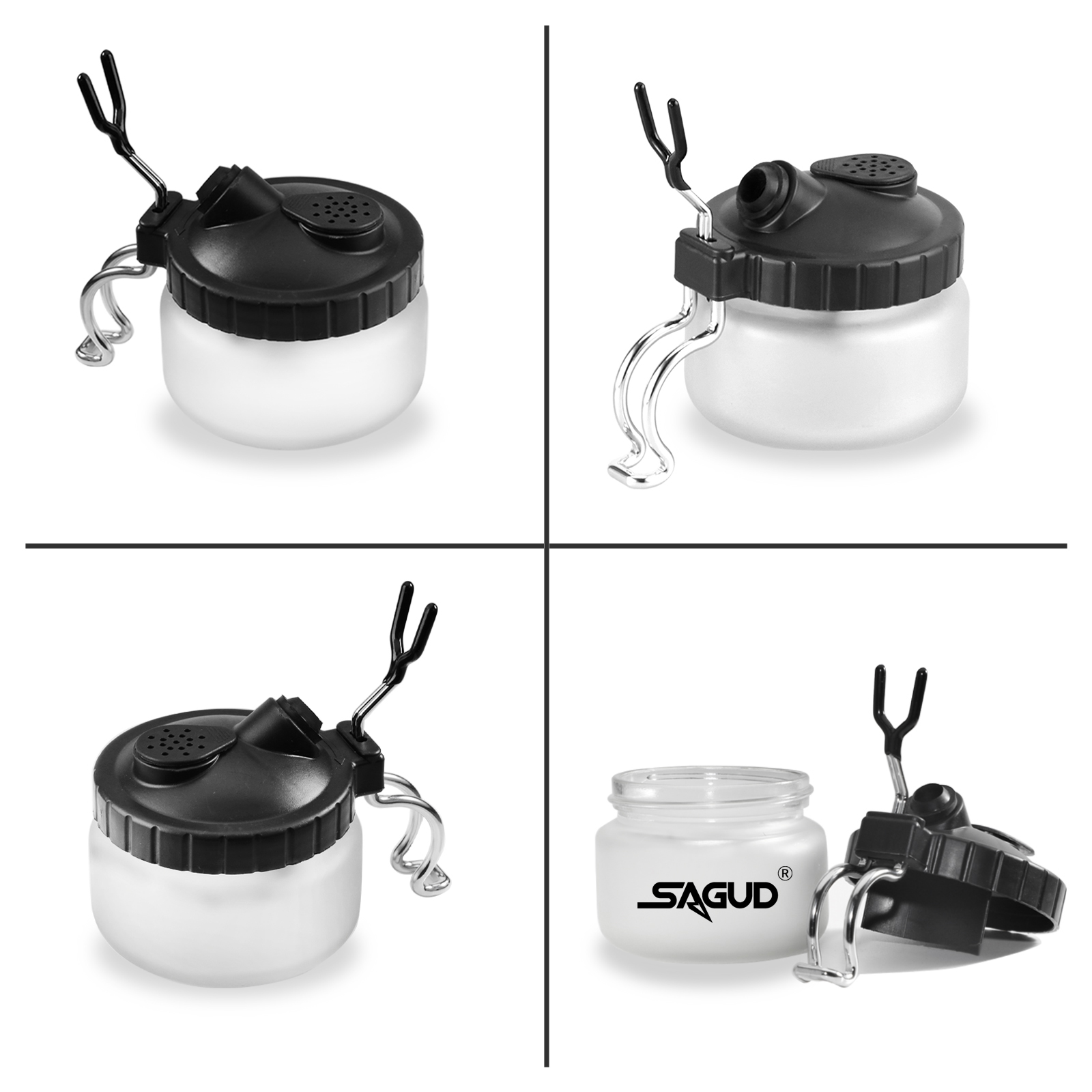 ชุดทำความสะอาดแอร์บรัช SAGUD 1 - Airbrush Kit With Mini Compressor บทวิจารณ์และราคา