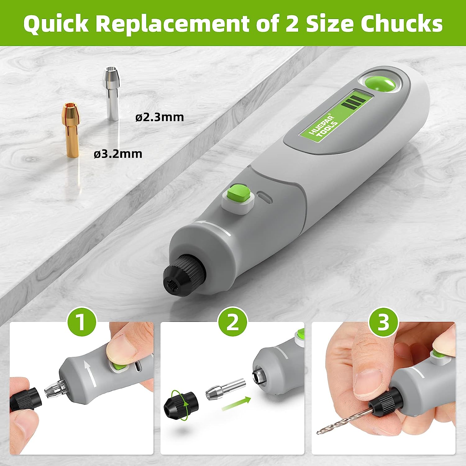 ไฟฟ้าเจาะ Die เครื่องบดแกะสลัก - Cordless Rotary Tool Kit Accessories บทวิจารณ์และราคา