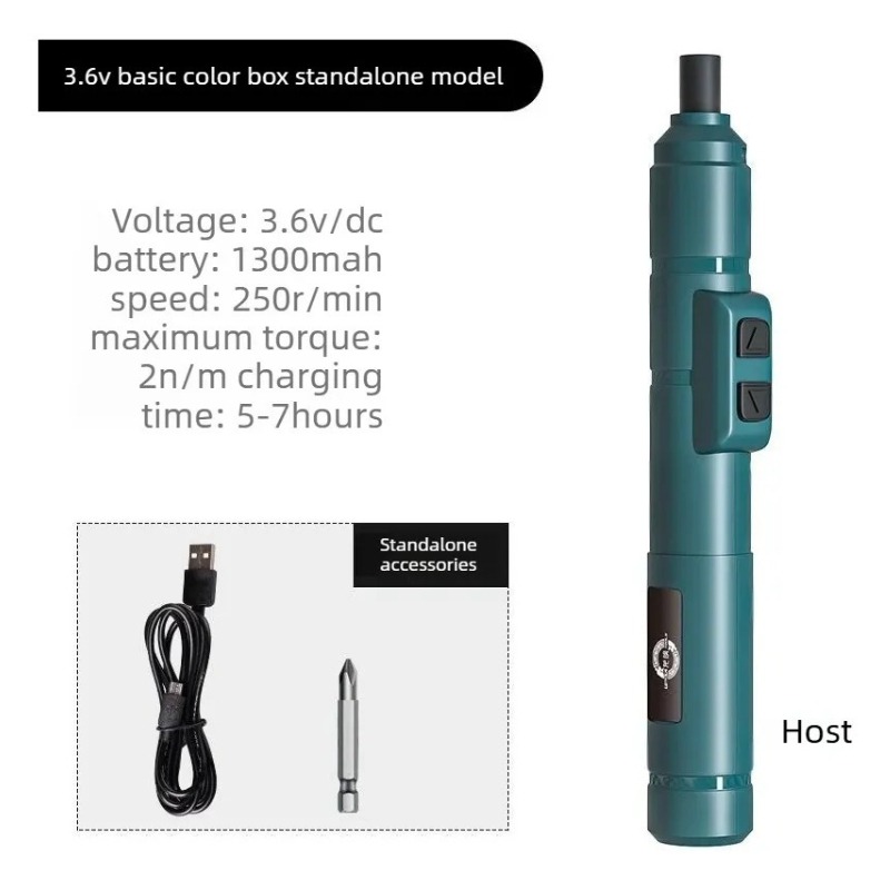 สว่านไฟฟ้าขนาดเล็ก 3.6v แบบไร้ - Electric Screwdriver Rechargeable Usb บทวิจารณ์และราคา