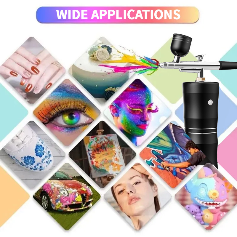 สเปรย์ออกซิเจน Mini Air Compre - Airbrush Kit With Mini Compressor บทวิจารณ์และราคา