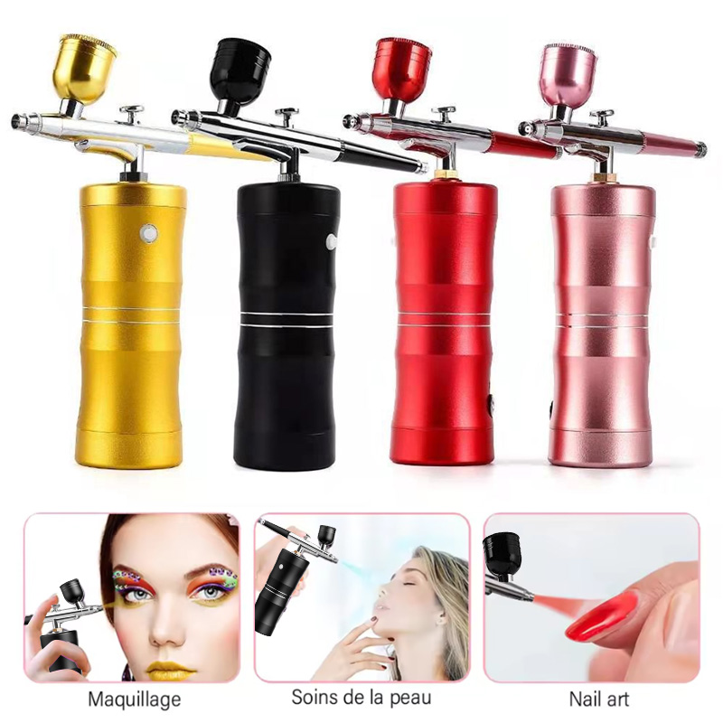 สเปรย์ออกซิเจน Mini Air Compre - Airbrush Kit With Mini Compressor บทวิจารณ์และราคา
