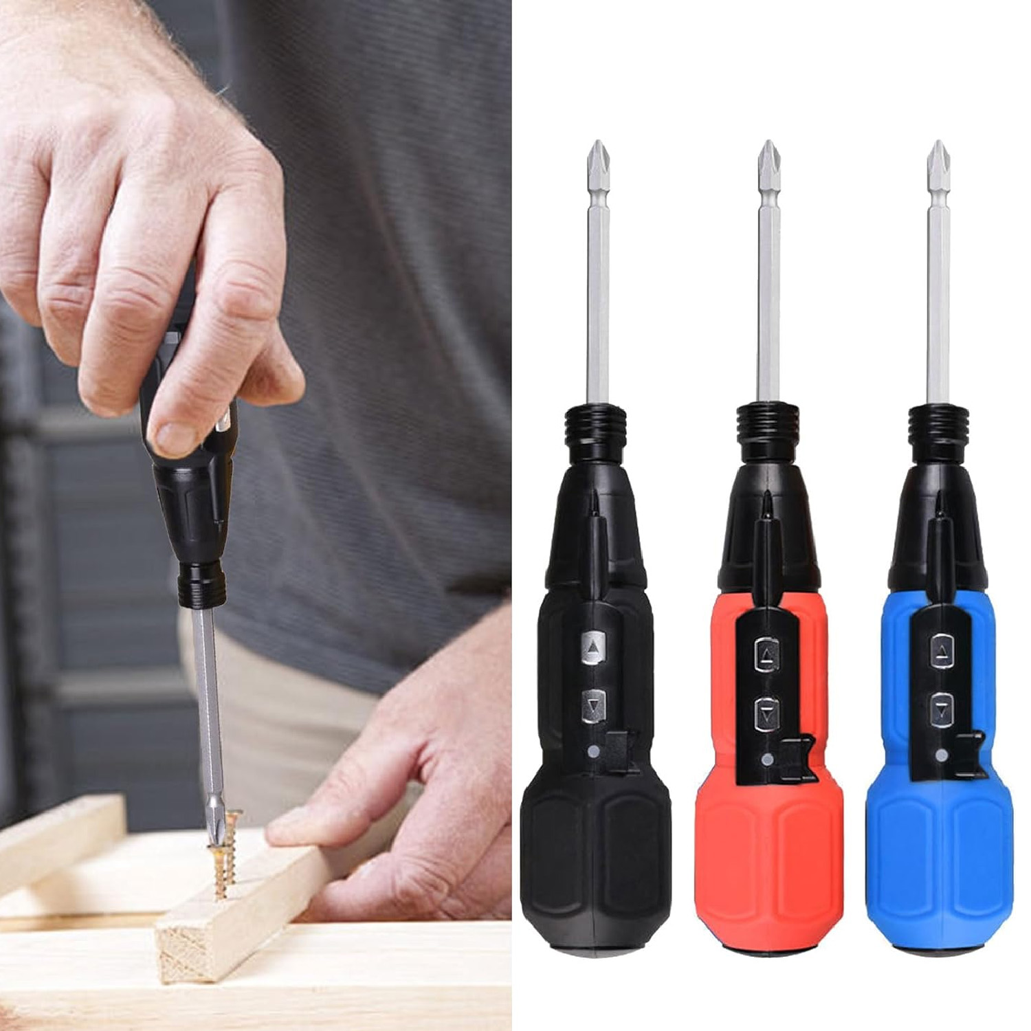 ไขควงไฟฟ้าแบบชาร์จได้ ไขควงไร้ - Electric Screwdriver Rechargeable Usb บทวิจารณ์และราคา